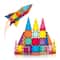 PicassoTiles® 36 Piece Rocket Magnetic Tile Set